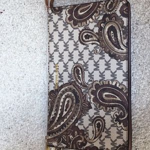 Michael Kors Studio Paisley Large Wristlet-NWT